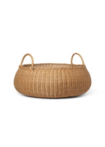 Ferm Living - Basket - Braided Basket - Low - Natural