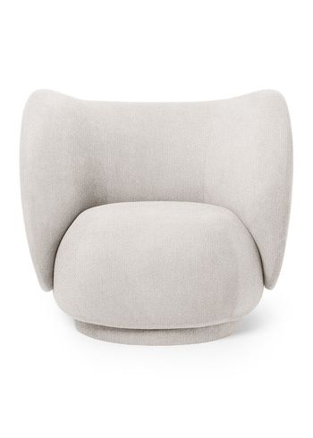 Ferm Living - Křeslo - Rico Lounge Chair - Bouclé - Off-White