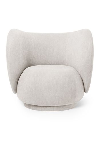 Ferm Living - Armchair - Rico Lounge Chair - Bouclé - Off-White