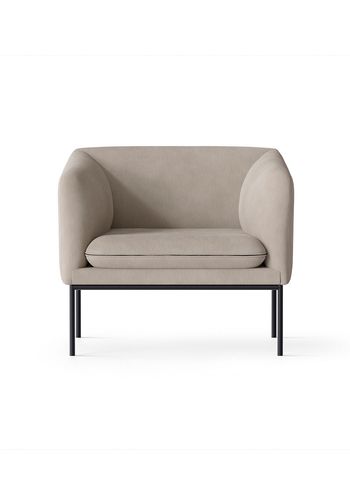 Ferm Living - Armchair - Turn 1-Seater - Black - Cotton Linen - Natural