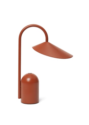 Ferm Living - Lampe - Arum Portable Lamp - Oxide Red