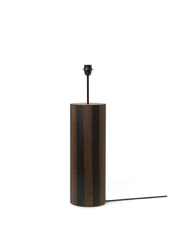 Ferm Living - Lampa - Post table lamps base - Brown large