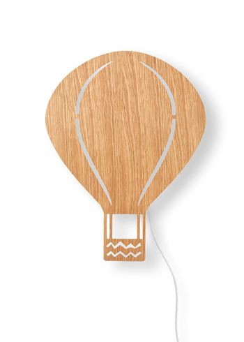 Ferm Living - Pantalla - Air Balloon Lamp - Oiled Oak