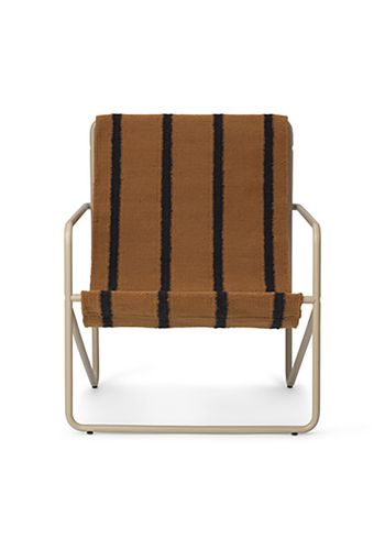 Ferm Living - Lounge-tuoli - Desert Kids Chair - Cashmere/Stripe