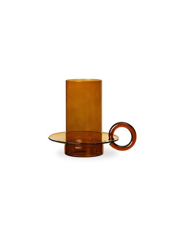 Ferm Living - - Luce Candle Holder - Amber