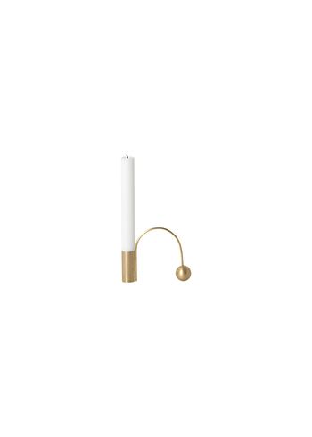 Ferm Living - Ljushållare - Balance Candle Holder - Brass