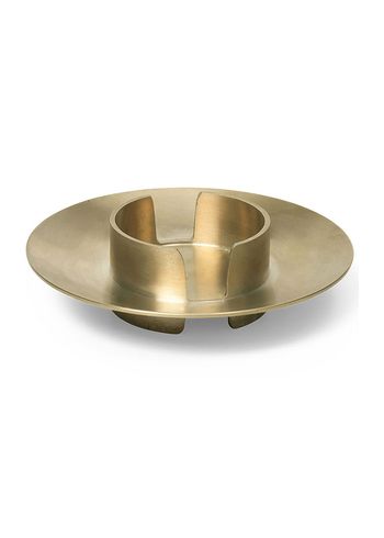 Ferm Living - Lysestage - Block Candle Holder - Brass
