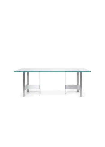 Ferm Living - Lampada a olio - Lager Dining Table - 90 x 200 - Glass/Aluminium