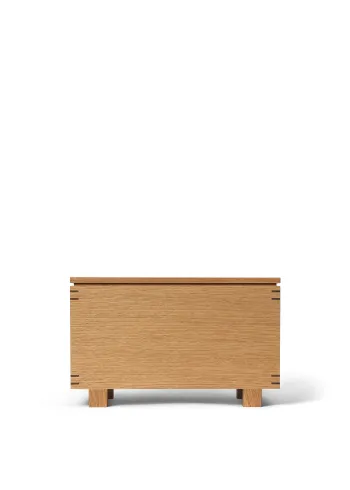 Ferm Living - Úložné boxy - Bon Wooden Box - Oiled Oak - Oiled Oak