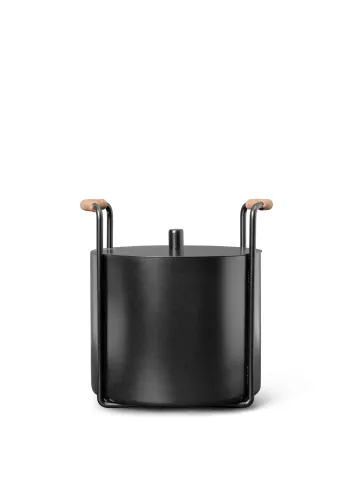 Ferm Living - Krbová súprava - Port Kindling And Ash Bucket - Black