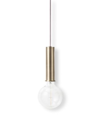 Ferm Living - Hänglampa - Collect a Light - Socket Pendant - Brass - High