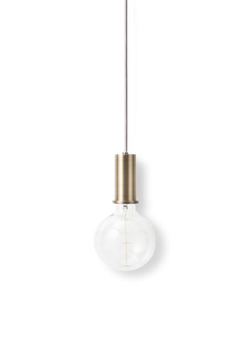 Ferm Living - Pendants - Collect a Light - Socket Pendant - Brass - Low
