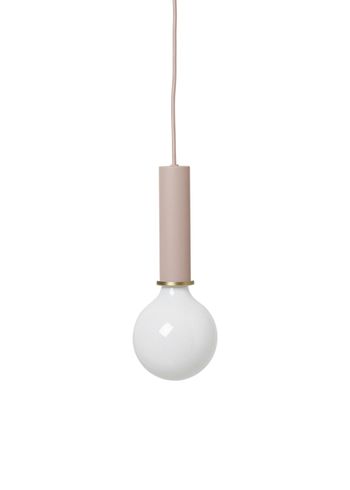 Ferm Living - Hänglampa - Collect a Light - Socket Pendant - Rose - High