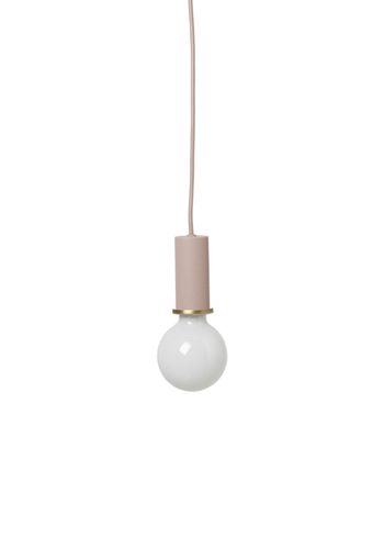 Ferm Living - Hänglampa - Collect a Light - Socket Pendant - Rose - Low