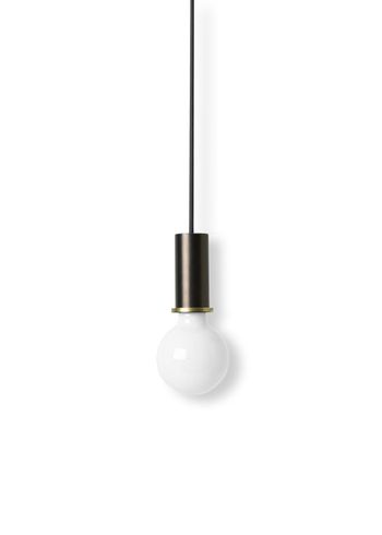 Ferm Living - Pendants - Collect a Light - Socket Pendant - Black/Brass - Low