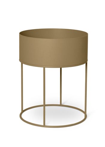 Ferm Living - Plant Stand - Plant Box - Round - Olive