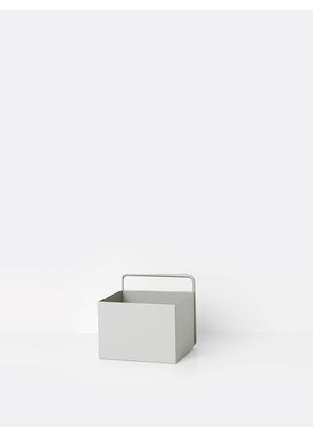 Ferm Living - Support pour plantes - Wall Box - Square - Light Grey