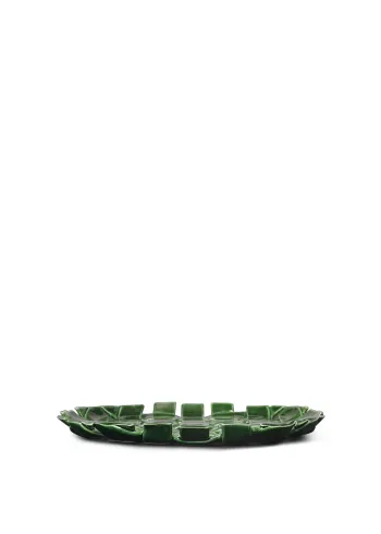 Ferm Living - Platta - Plait Platter - Emerald Green