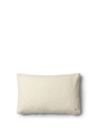 Ferm Living - Pude - Clean Cushion - Wool Boucle - Råhvid