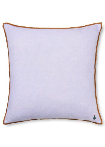 Ferm Living - Kussen - Contrast Linen Cushion - Lilac