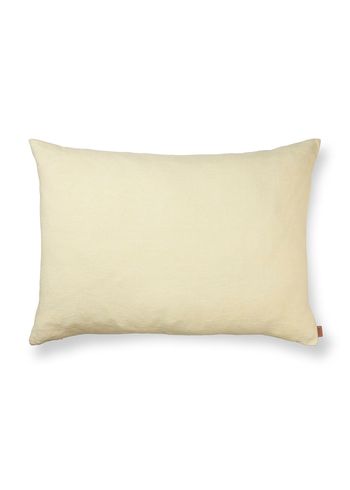 Ferm Living - Kissen - Heavy Linen Cushion - Large - Lemon