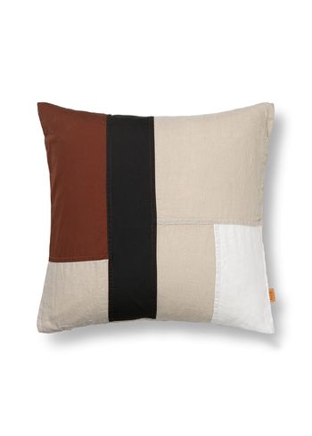Ferm Living - Kudde - Part Cushion - Cinnamon - 50x50