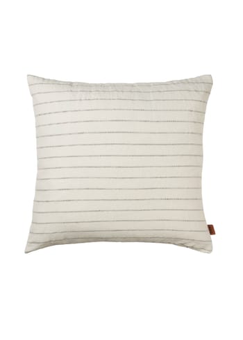 Ferm Living - Cushion cover - Grand Cushion Cover - Off-white/Chocolat