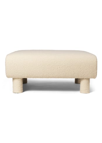 Ferm Living - Pouf - Dase Ottoman - Nordic Bouclé - Off-White