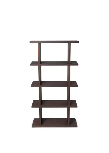 Ferm Living - Zobrazit - Kona Bookcase 1x4 - Dark Stained