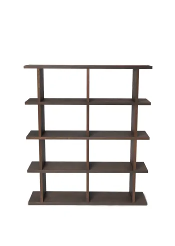 Ferm Living - Reol - Kona Bookcase 2x4 - Dark Stained