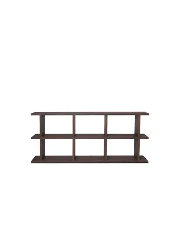 Ferm Living - Regal - Kona Bookcase 3x2 - Dark Stained