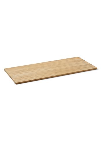 Ferm Living - Étagère - Punctual | Wooden Shelf - Natural Oak / Cashmere