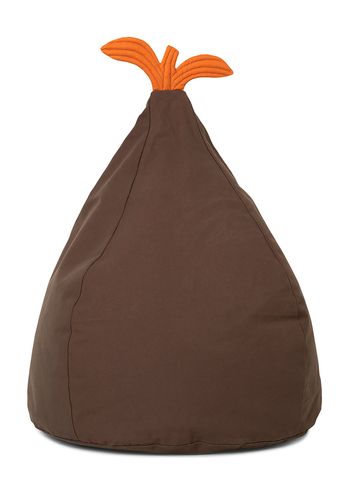 Ferm Living - Beanbag tuoli - Pear Bean Bag - Dark Green