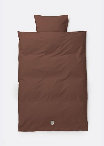 Ferm Living - Bed Sheet - Hush Bedding Junior Set - Cognac