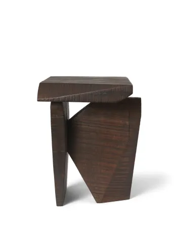 Ferm Living - Table d'appoint - Silva Piece - Dark Stained Mango Wood - Dark Stained Mango Wood