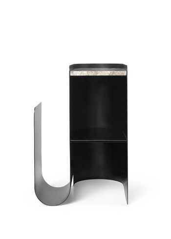 Ferm Living - Mesa de cabeceira - Vault Side Table - Black
