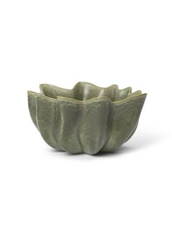 Ferm Living - Bowl - Nium Bowl - Dark Sage - large