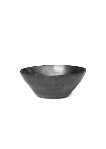 Ferm Living - Skål - Flow Bowl - Black - Medium