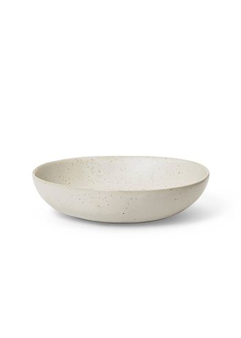 Ferm Living - Skål - Flow Bowl - Off-White Speckle - Large