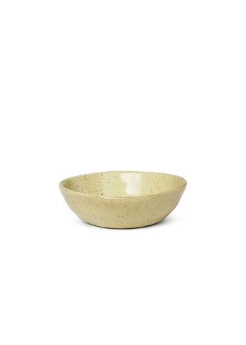 Ferm Living - Skål - Flow Bowl - Yellow Speckle - Small