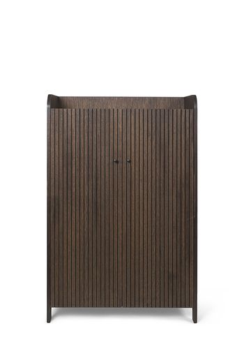 Ferm Living - Cabinet - Sill Cupboard - Low - Dark Stained Oak