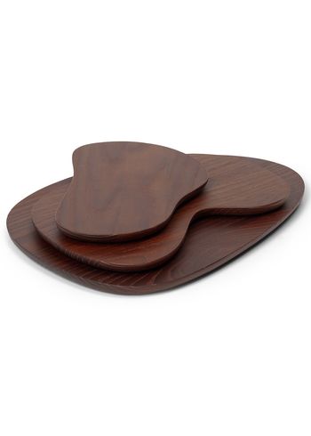 Ferm Living - Snijplank - Cairn Cutting Boards - Dark Brown Ash Wood
