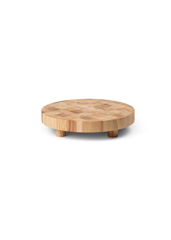 Ferm Living - Cutting Board - Chess Cutting Board - Small - Round