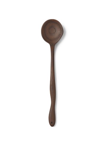 Ferm Living - Lusikat - Meander Spoon - Large - Dark Brown
