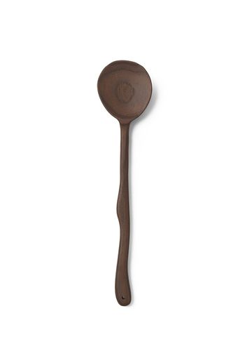 Ferm Living - Löffel - Meander Spoon - Medium - Dark Brown