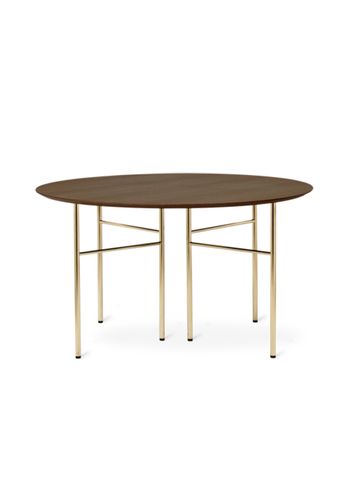 Ferm Living - Desk - Mingle Table Top / Round - Walnut