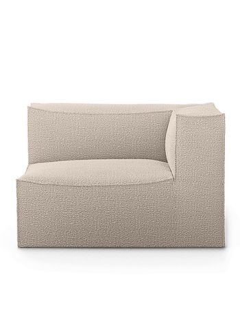 Ferm Living - Couch - Catena Sofa - Small - S401 / Wool Bouclé - Natural