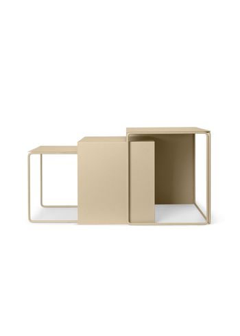 Ferm Living - Stolik kawowy - Cluster Tables - Cashmere