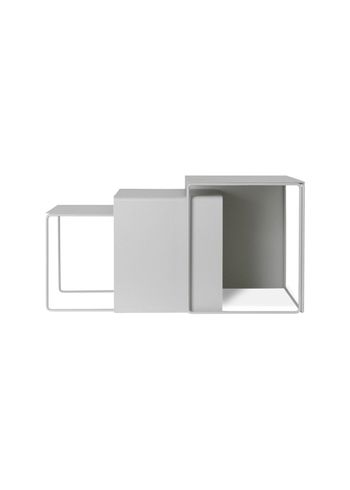 Ferm Living - Mesa de centro - Cluster Tables - Light Grey
