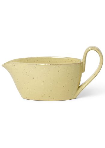 Ferm Living - Sauceboat - Flow Sauce Boat - Yellow Speckle